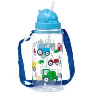 450ml Childrens Shatterproof Water Bottle Little Tractors