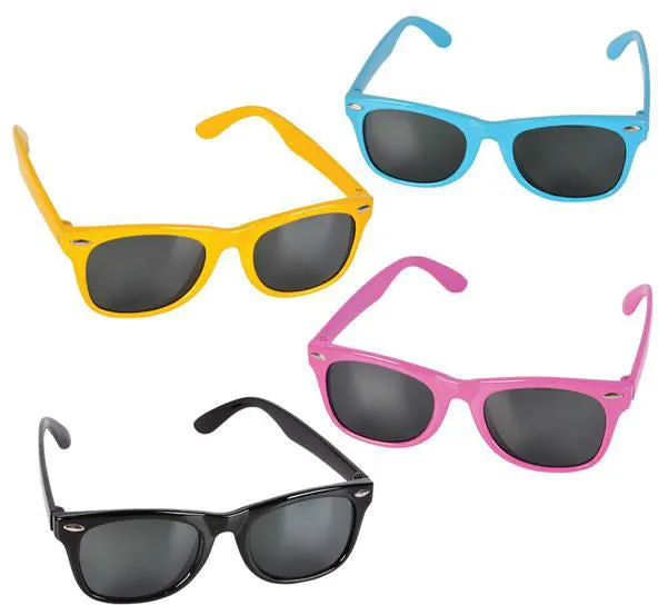 5" assorted kid's neon fashion sunglasses Case of 300