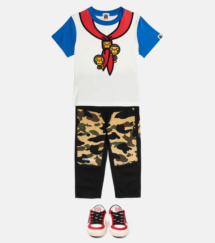 Baby Milo BAPE Cotton Blend T-Shirt, Multicolor