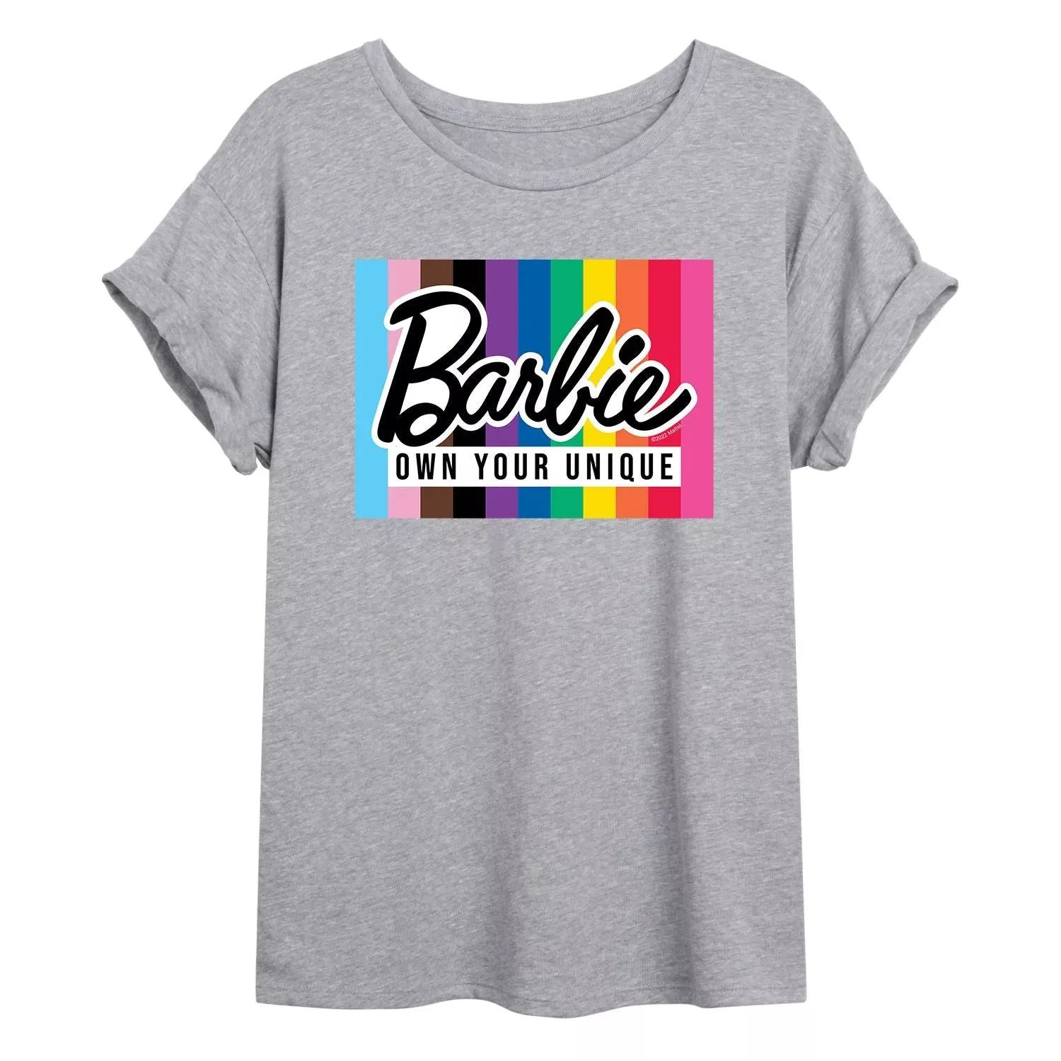 Barbie "Own Your Unique" Licensed Character Large Teen Pride T-Shirt