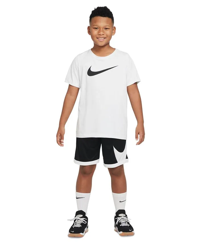 Big Boys Dri-FIT Nike Regular Fit Color Block Basketball Shorts multicolor