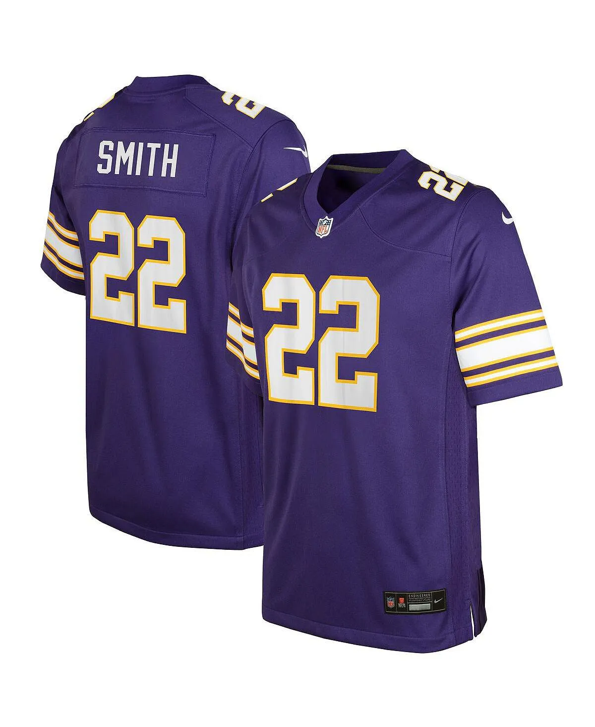 Big Boys Harrison Smith Purple Minnesota Vikings Nike Classic Game Jersey