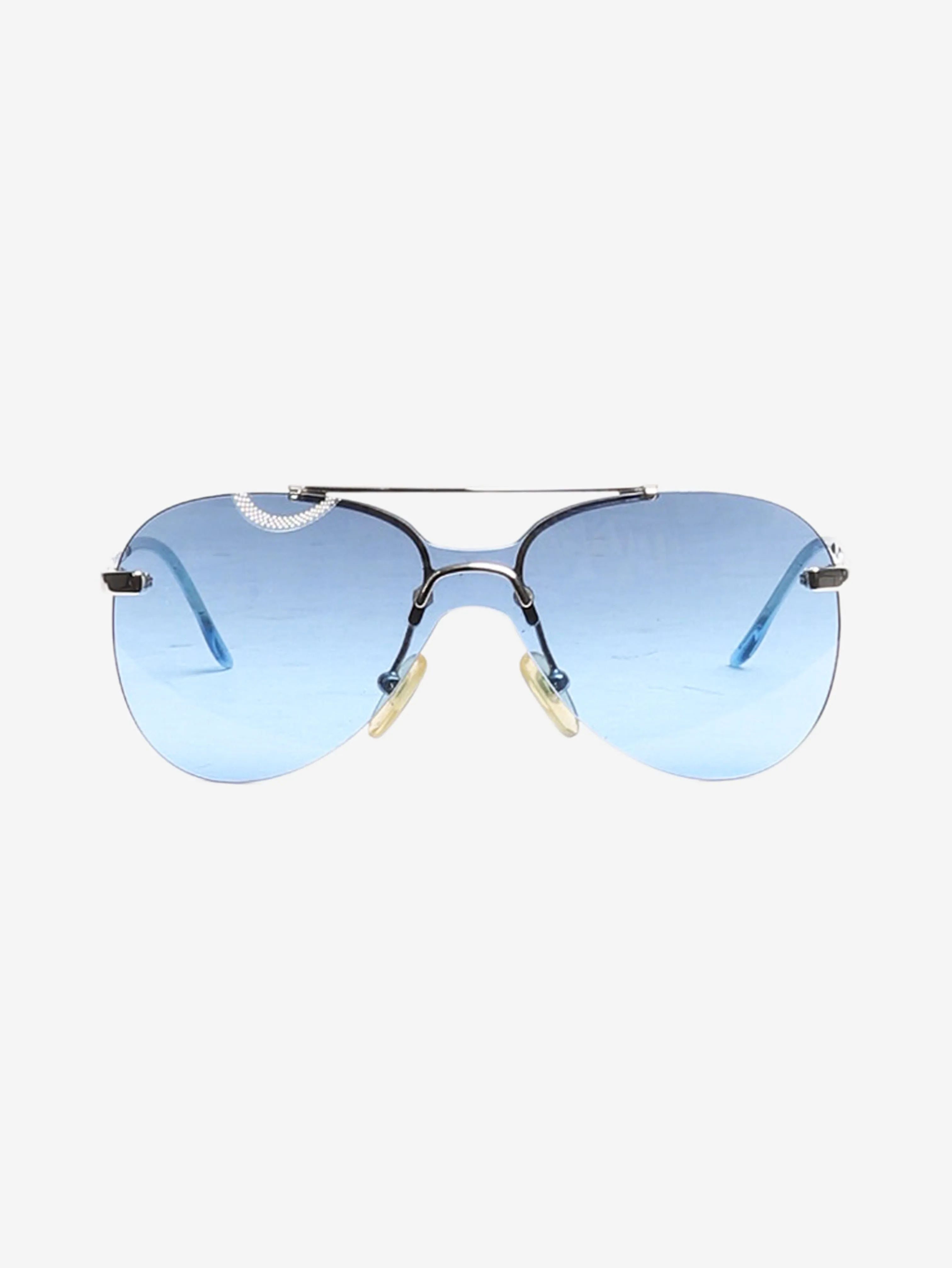 Blue aviator children's sunglasses