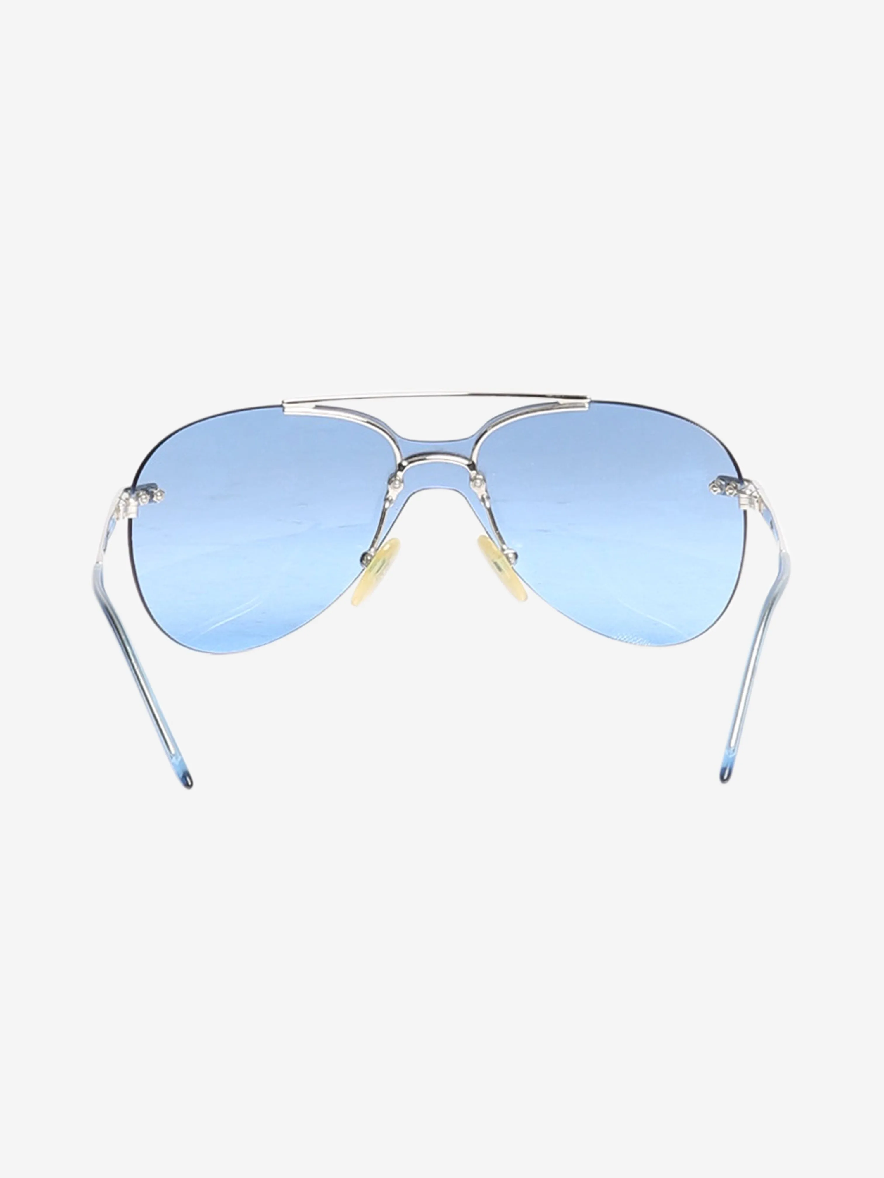 Blue aviator children's sunglasses