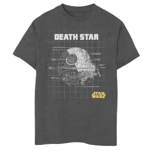 Boys 8-20 Years Old Star Wars Graphic Death Star T-Shirt