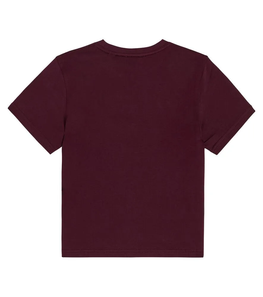 Burberry Logo Cotton Jersey T-Shirt, Brown