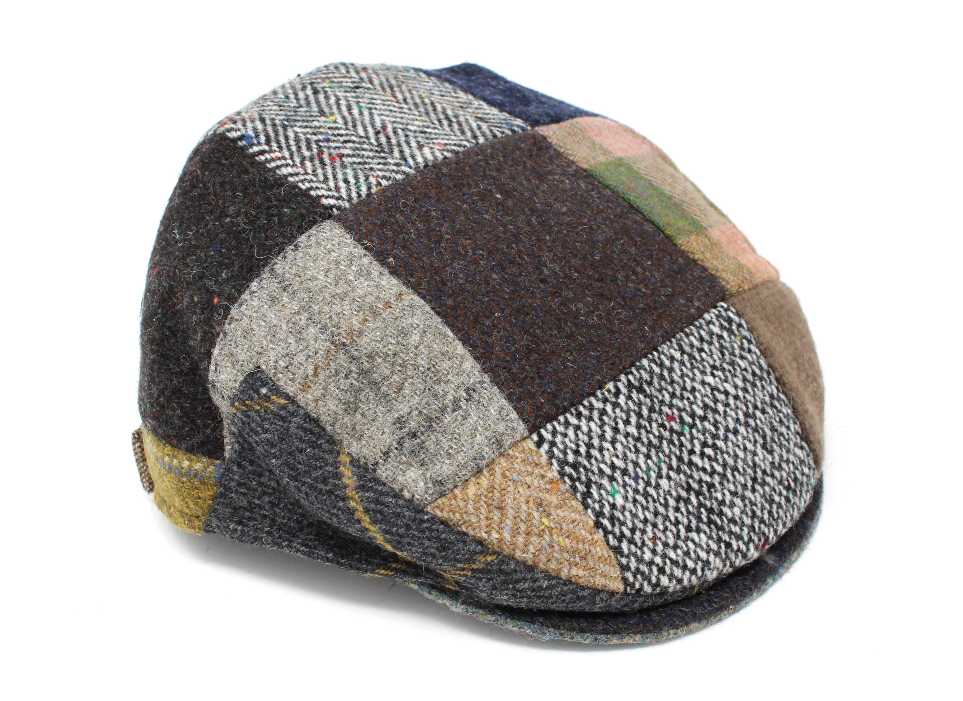 Children's Cap Patchwork Tweed