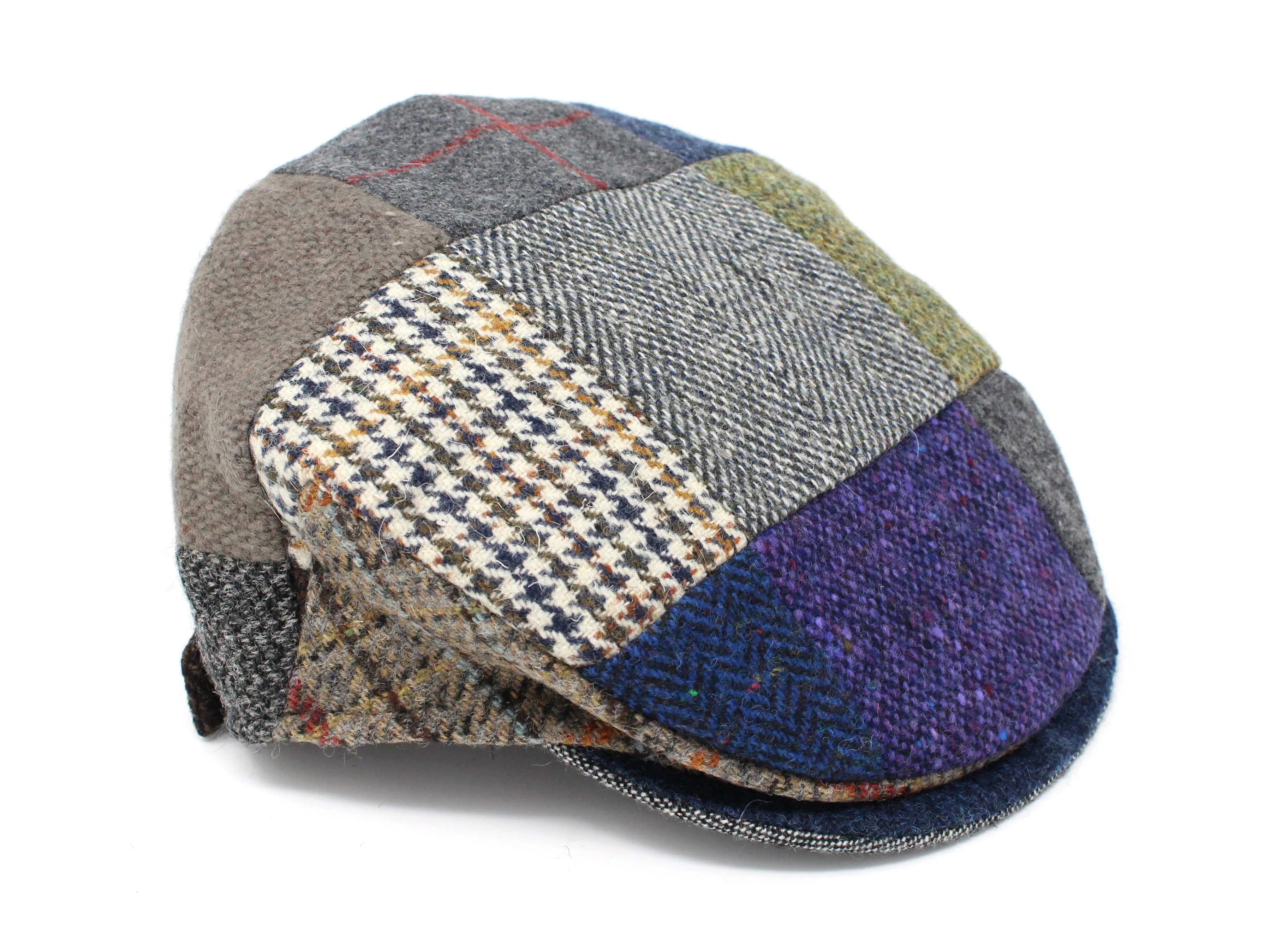 Children's Cap Patchwork Tweed