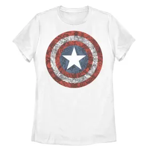 Children's Marvel Captain America Avengers Comics Logo T-Shirt Licensed Character