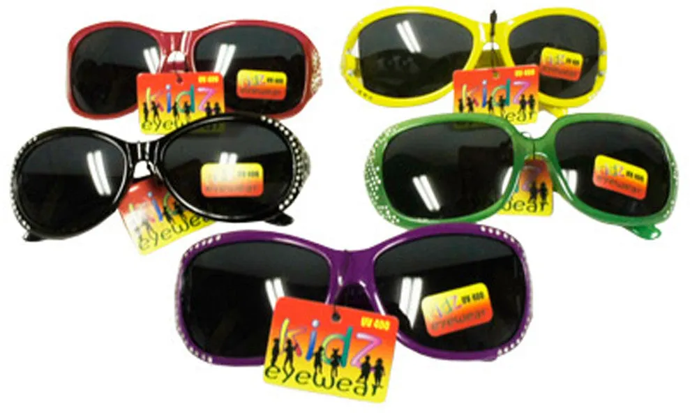 children's rhinestone sunglasses assortment Case of 48