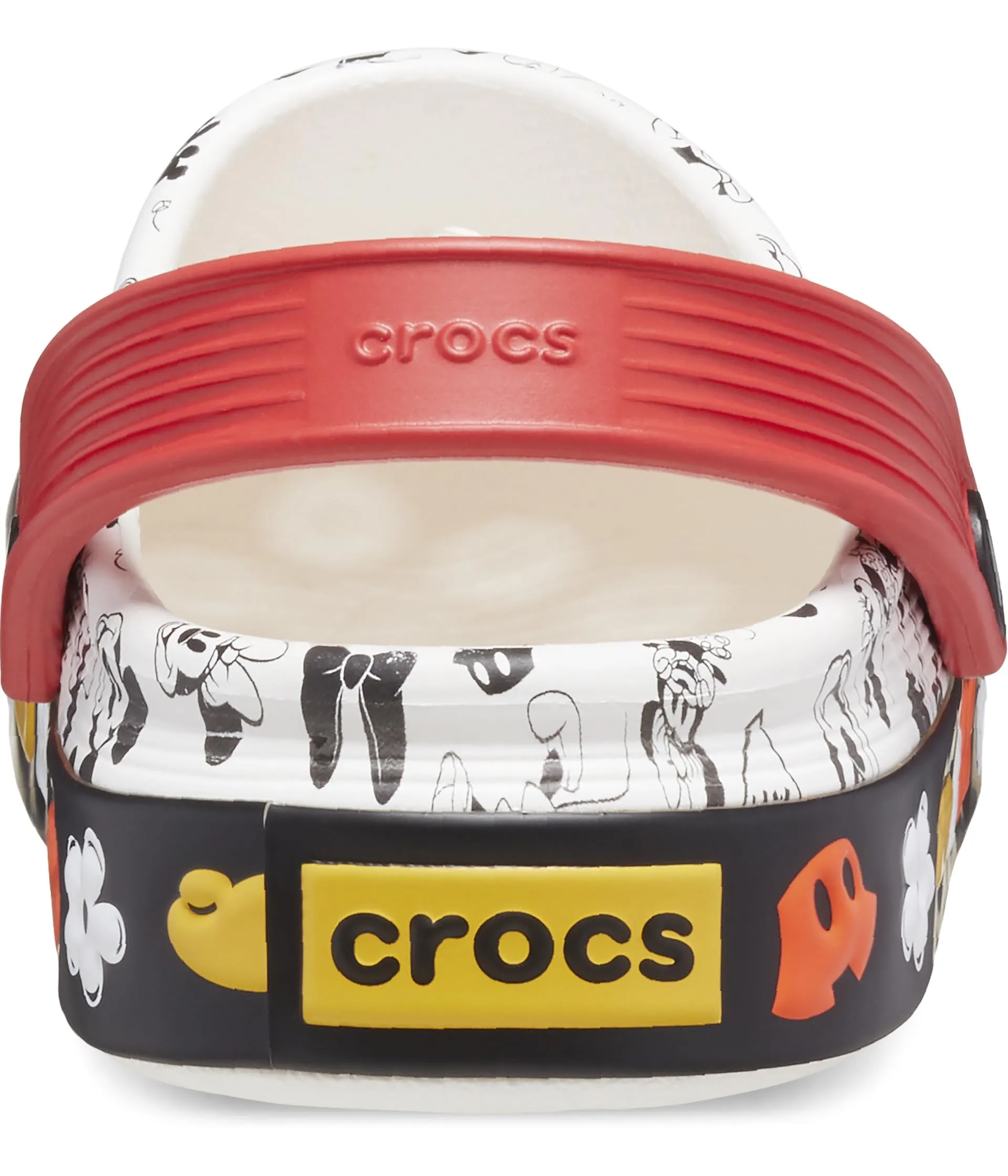 Crocs Kids Mickey Off Court Clog (Little Kid/Big Kid), white