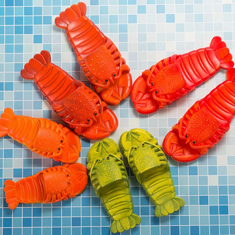 Cute Lobster Slippers for Kids, Women & Men