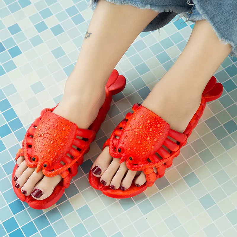 Cute Lobster Slippers for Kids, Women & Men