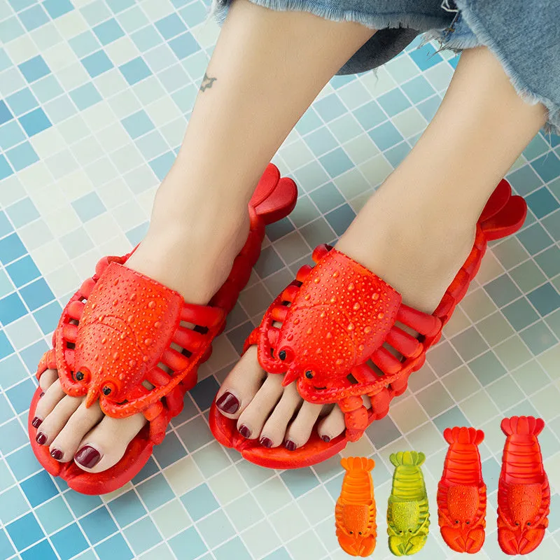 Cute Lobster Slippers for Kids, Women & Men