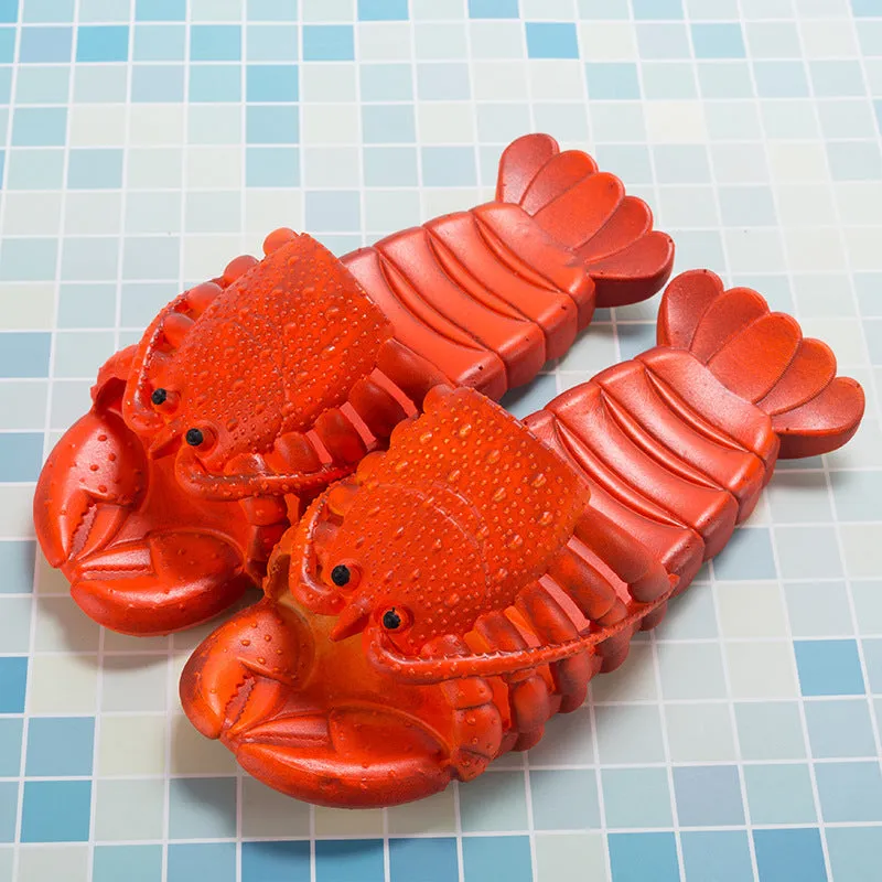 Cute Lobster Slippers for Kids, Women & Men