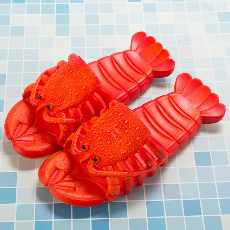 Cute Lobster Slippers for Kids, Women & Men