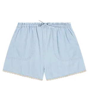 Denim shorts Halcyon Zimmermann Kids, blue