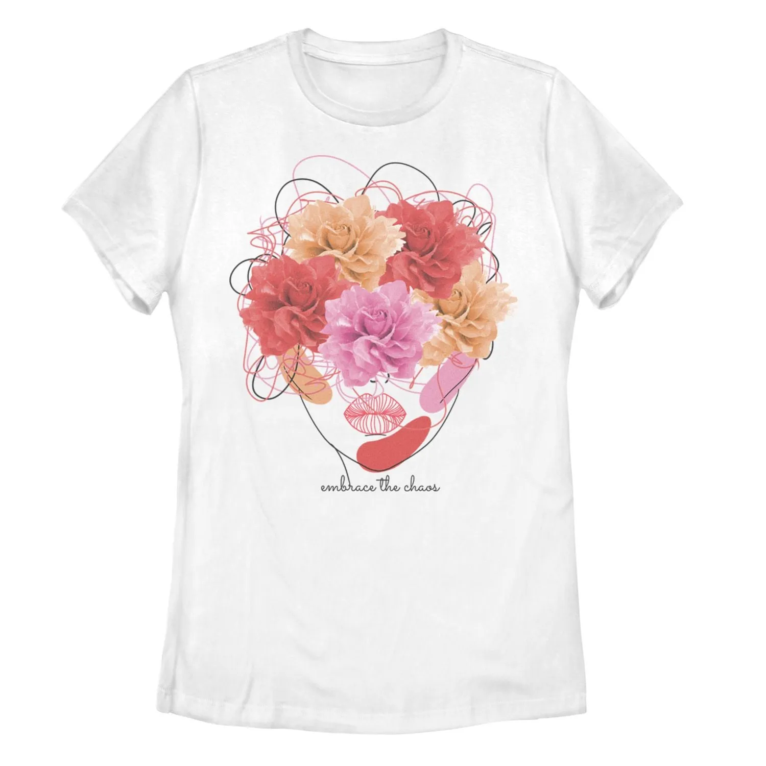 Embrace the Chaos Children's Floral T-Shirt