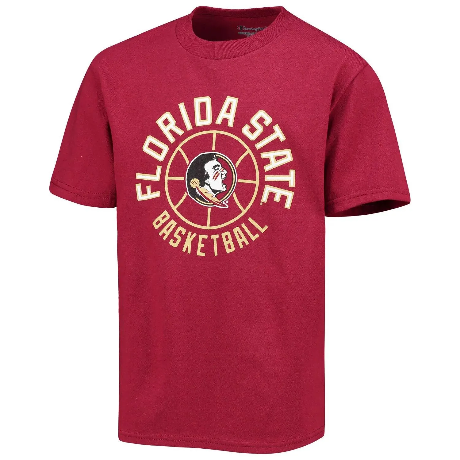 Florida State Seminoles Junior Garnet Basketball T-Shirt Champion