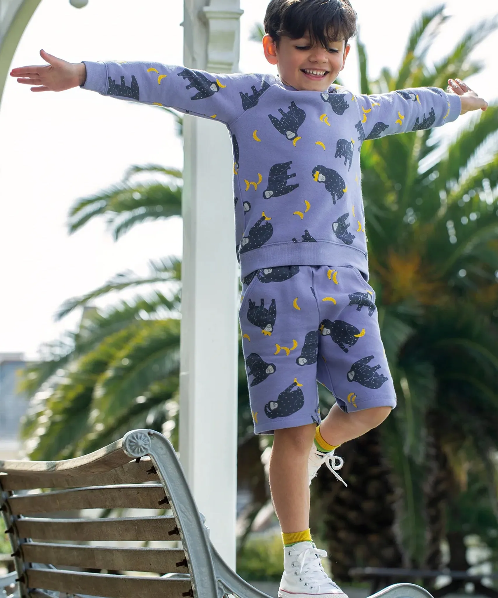 Frugi Switch Samson Shorts - Monkeying Around