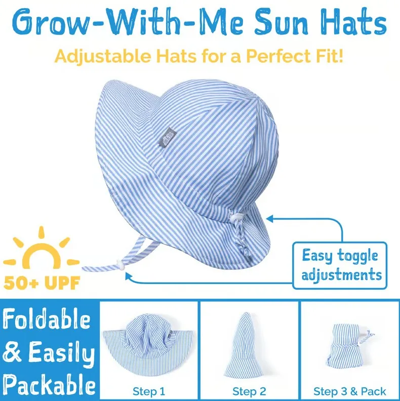 Jan&Jul - Blue Whale - Kids Cotton Floppy Hat