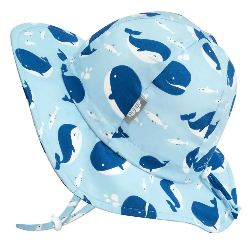 Jan&Jul - Blue Whale - Kids Cotton Floppy Hat