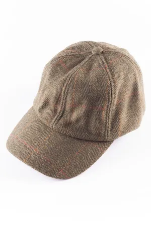 Junior Tweed Baseball Cap with Tweed Peak