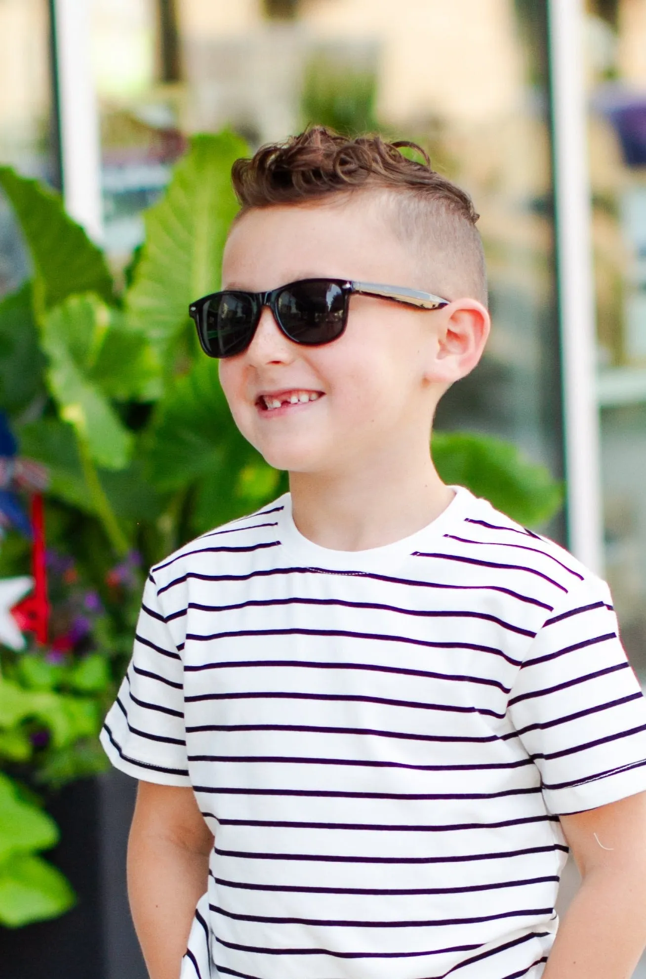 Kids Black Wayfarer Sunglasses