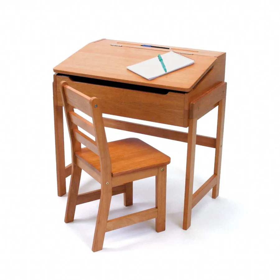 Kids Slanted Desk and Chair