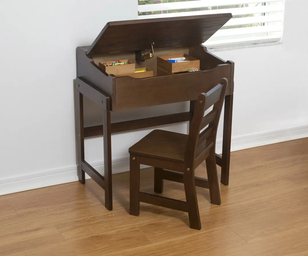 Kids Slanted Desk and Chair