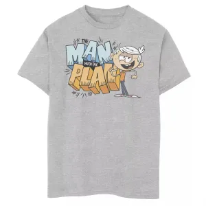 Lincoln the Loud Man with a Plan Graphic T-Shirt for Boys 8-20 Nickelodeon Nickelodeon