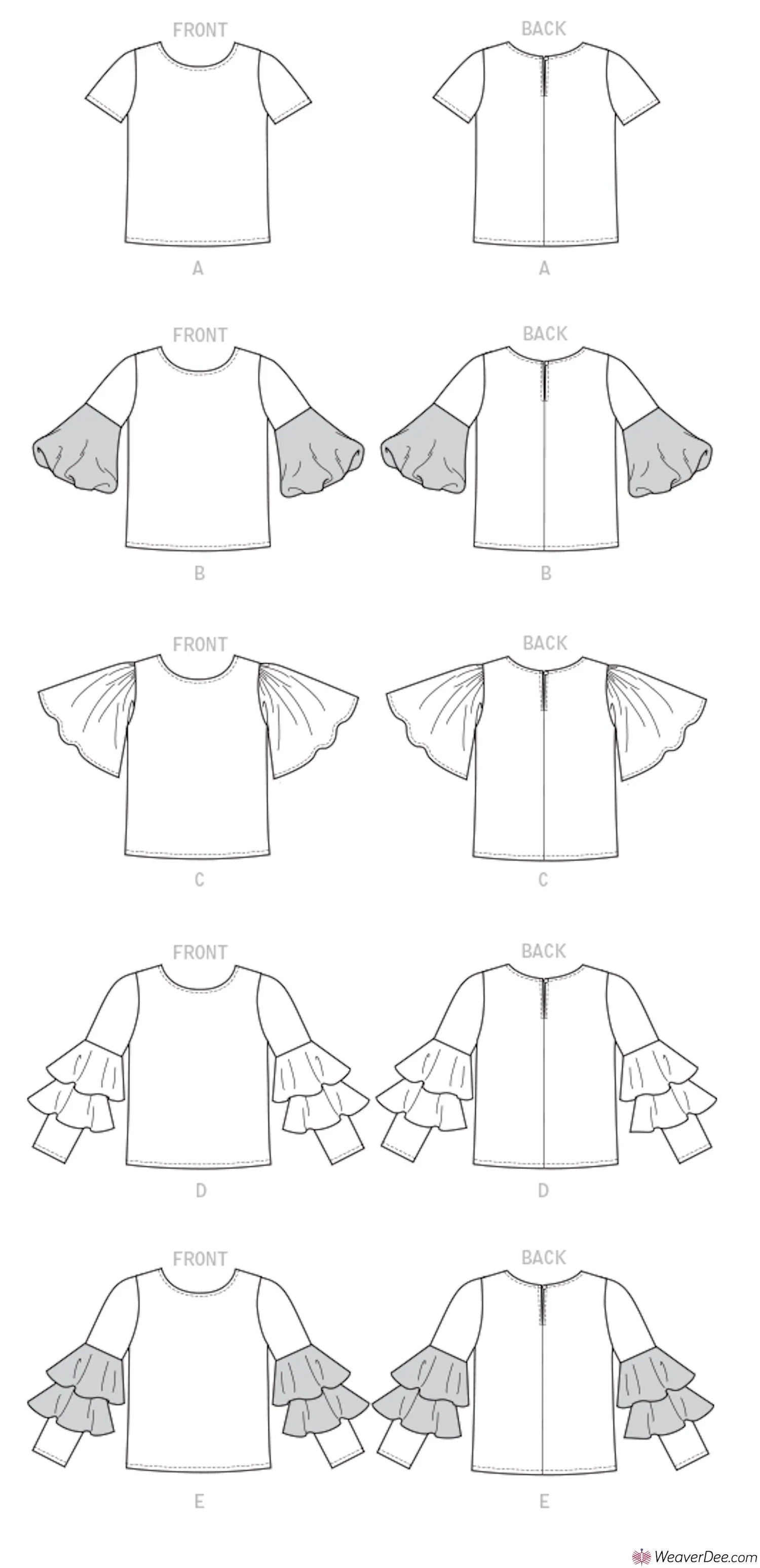 McCall's Pattern M7799 Children's/Girls' Tops