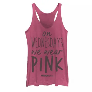 Mean Girls Juniors with "We Wear Pink on Wednesdays" Licensed Character