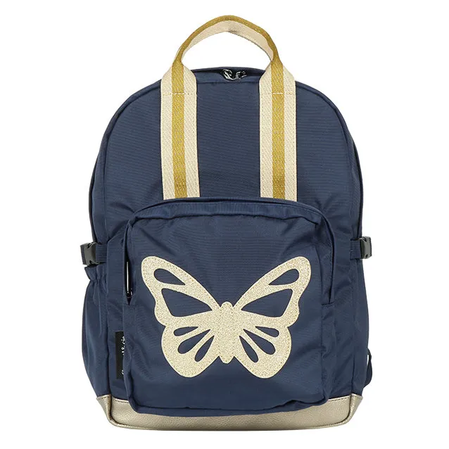 Medium Backpack - Blue Butterfly