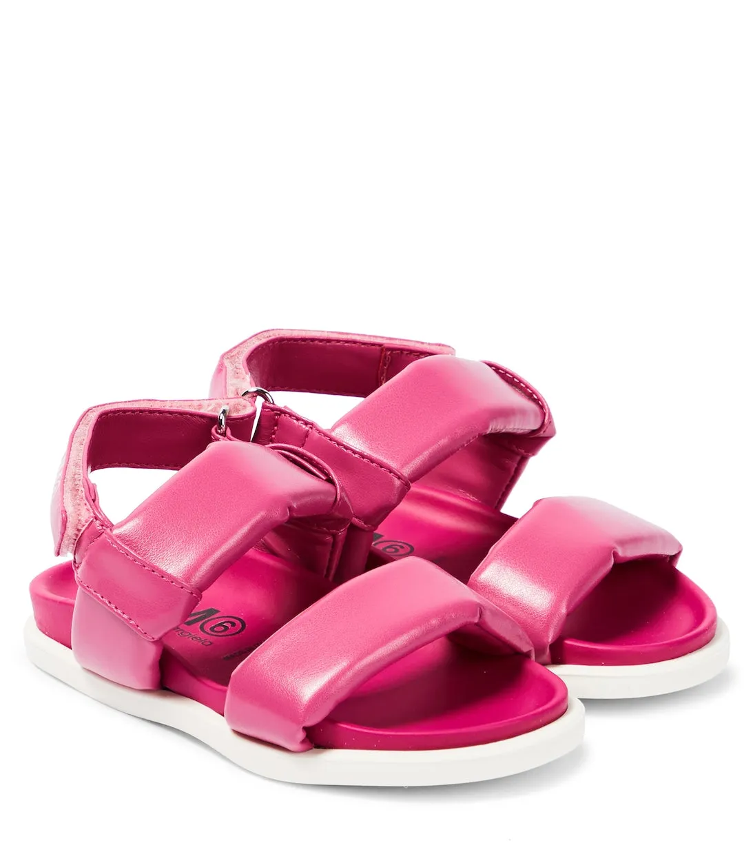 MM6 Maison Margiela logo sandals, pink