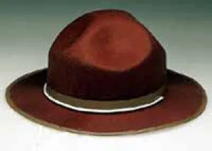 Mountie Smokey Bear Hat Permafelt