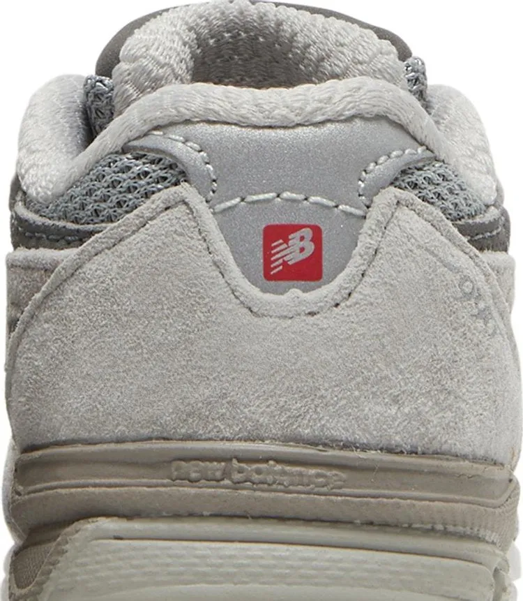 New Balance 990v3 Toddler 'Grey' sneakers, gray