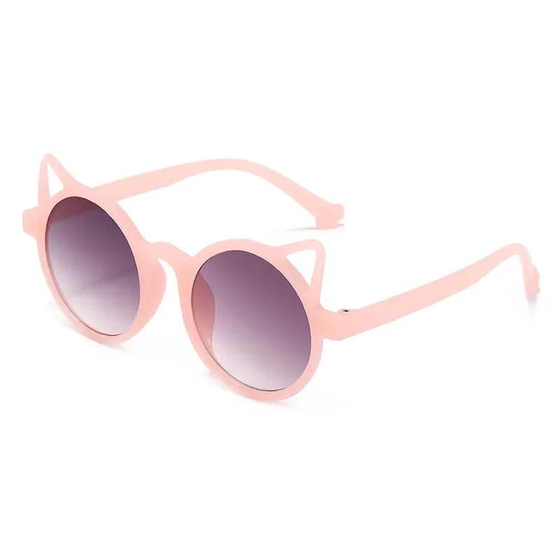 New Children's Fashion Sunglasses Girl Cute Little Cat Shaped Sun Glasses Cute Boy Outdoor Sunshade Eyewear UV400 Oculos De Sol