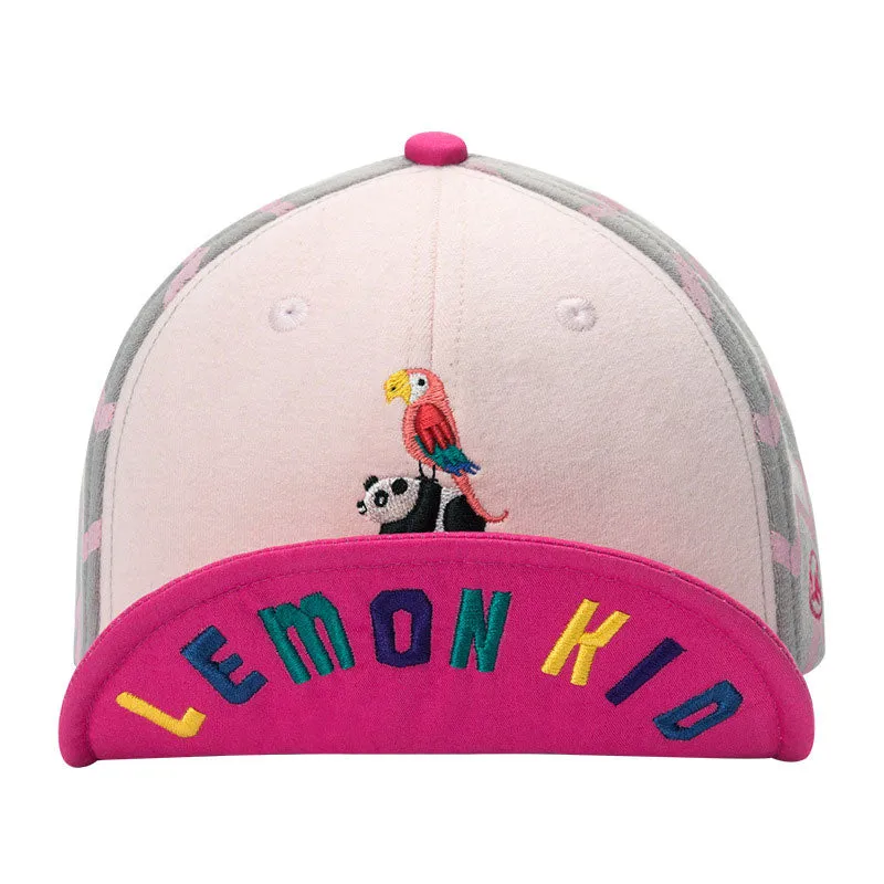 New Spring Fashionable Children's Soft Brim Personalized Peaked Hat Boys and Girls Flip-Brim Hat