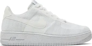 Nike Air Force 1 Crater Flyknit GS 'White Wolf Grey', White