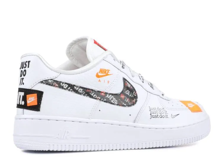 Nike AIR FORCE 1 LOW '07 PRM GS 'JUST DO IT', white