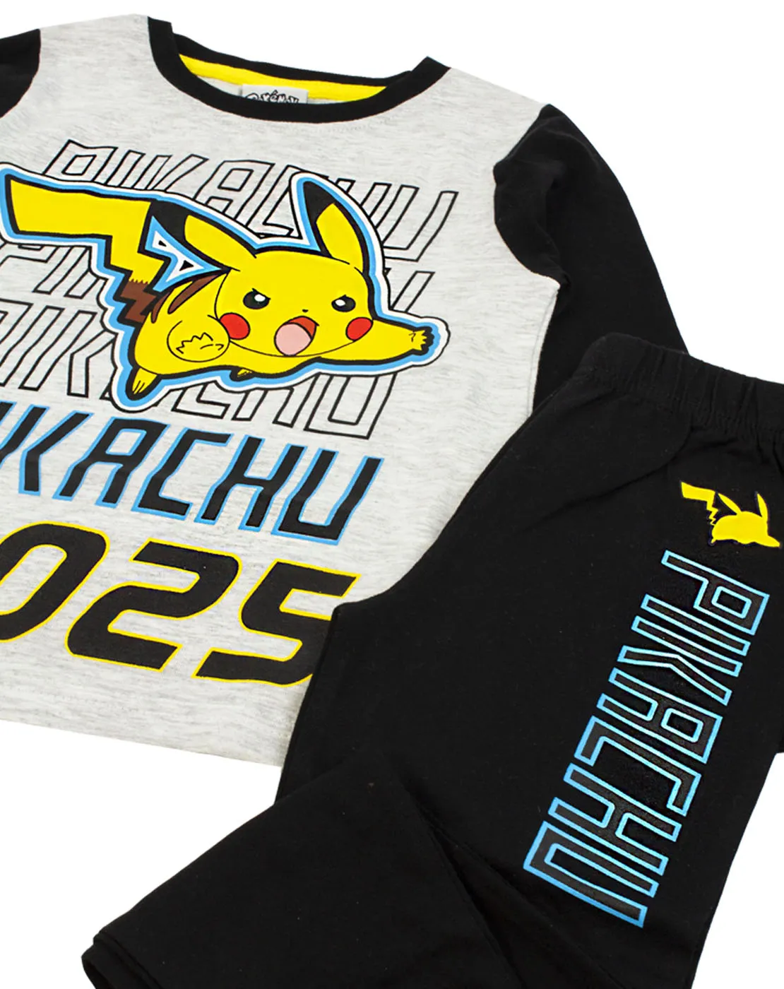 Official Pokemon Pikachu Character Boy's Children's Pyjamas Nightwear