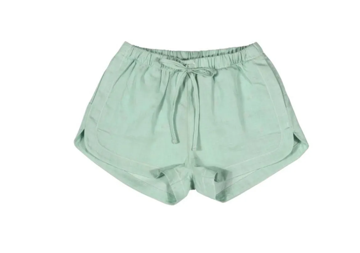 paper wings chambray shorts - mint