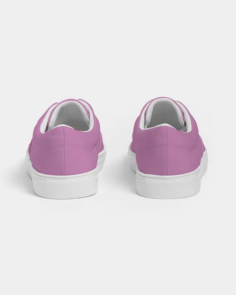 Pastel Magenta Purple Men's Canvas Sneakers | Men's | Bright Pastel Magenta Purple | C15M60Y0K0