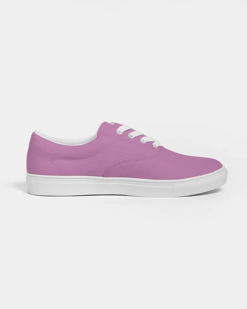 Pastel Magenta Purple Men's Canvas Sneakers | Men's | Bright Pastel Magenta Purple | C15M60Y0K0