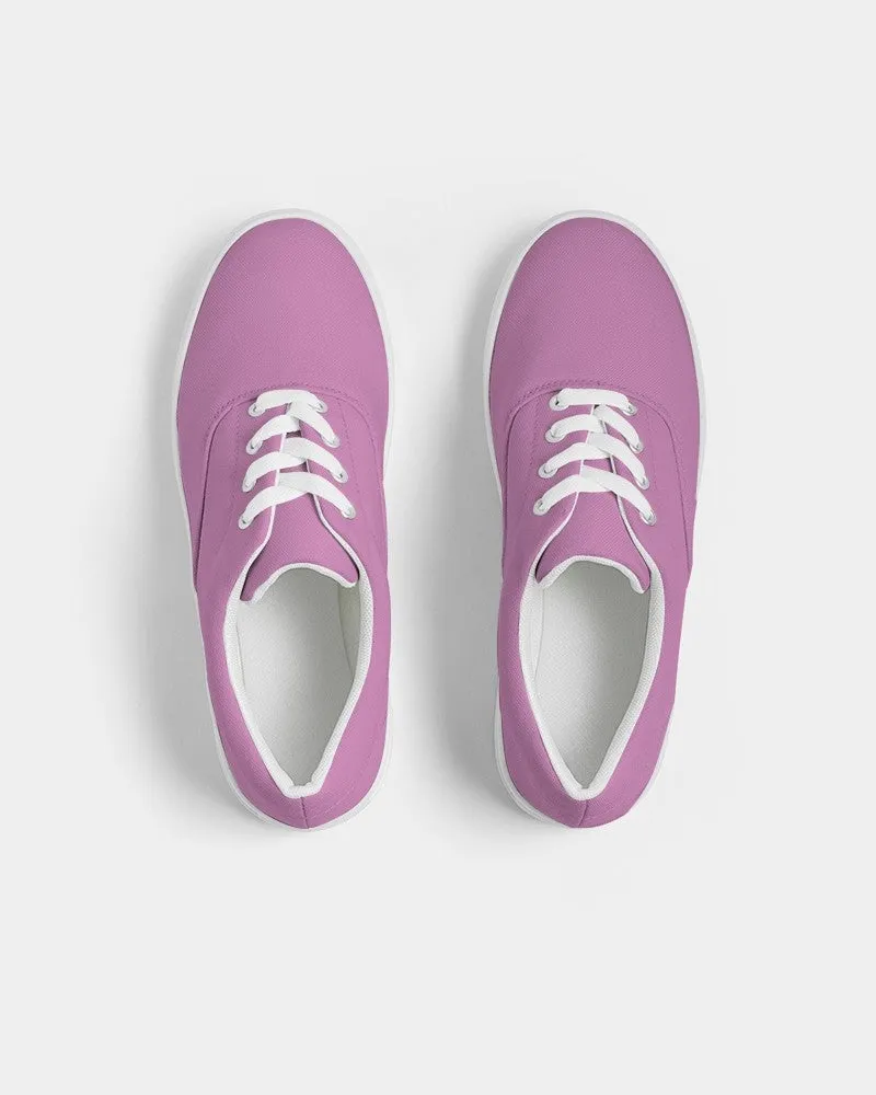 Pastel Magenta Purple Men's Canvas Sneakers | Men's | Bright Pastel Magenta Purple | C15M60Y0K0