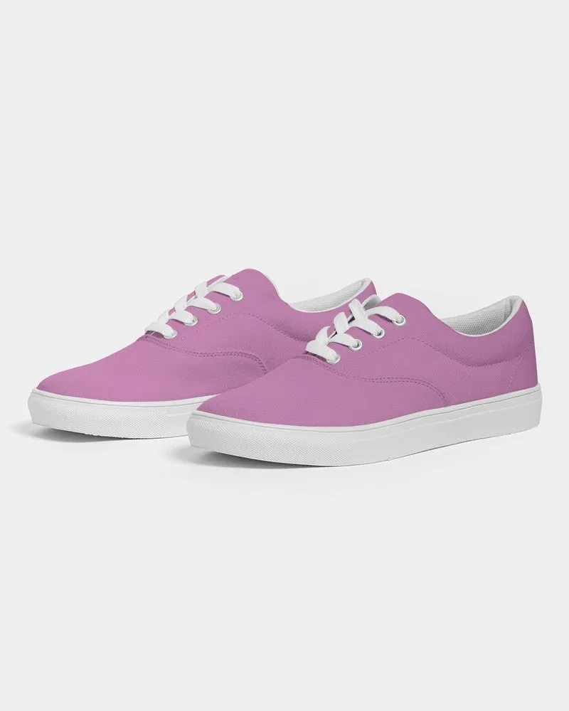 Pastel Magenta Purple Men's Canvas Sneakers | Men's | Bright Pastel Magenta Purple | C15M60Y0K0