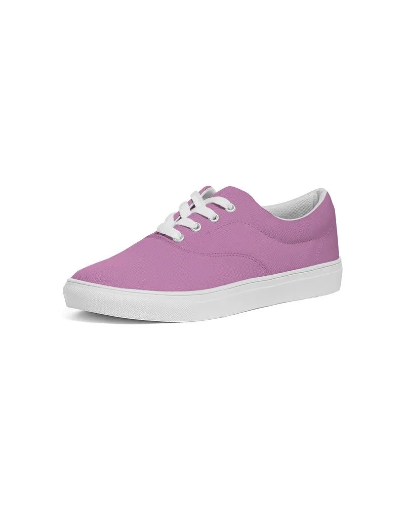 Pastel Magenta Purple Men's Canvas Sneakers | Men's | Bright Pastel Magenta Purple | C15M60Y0K0