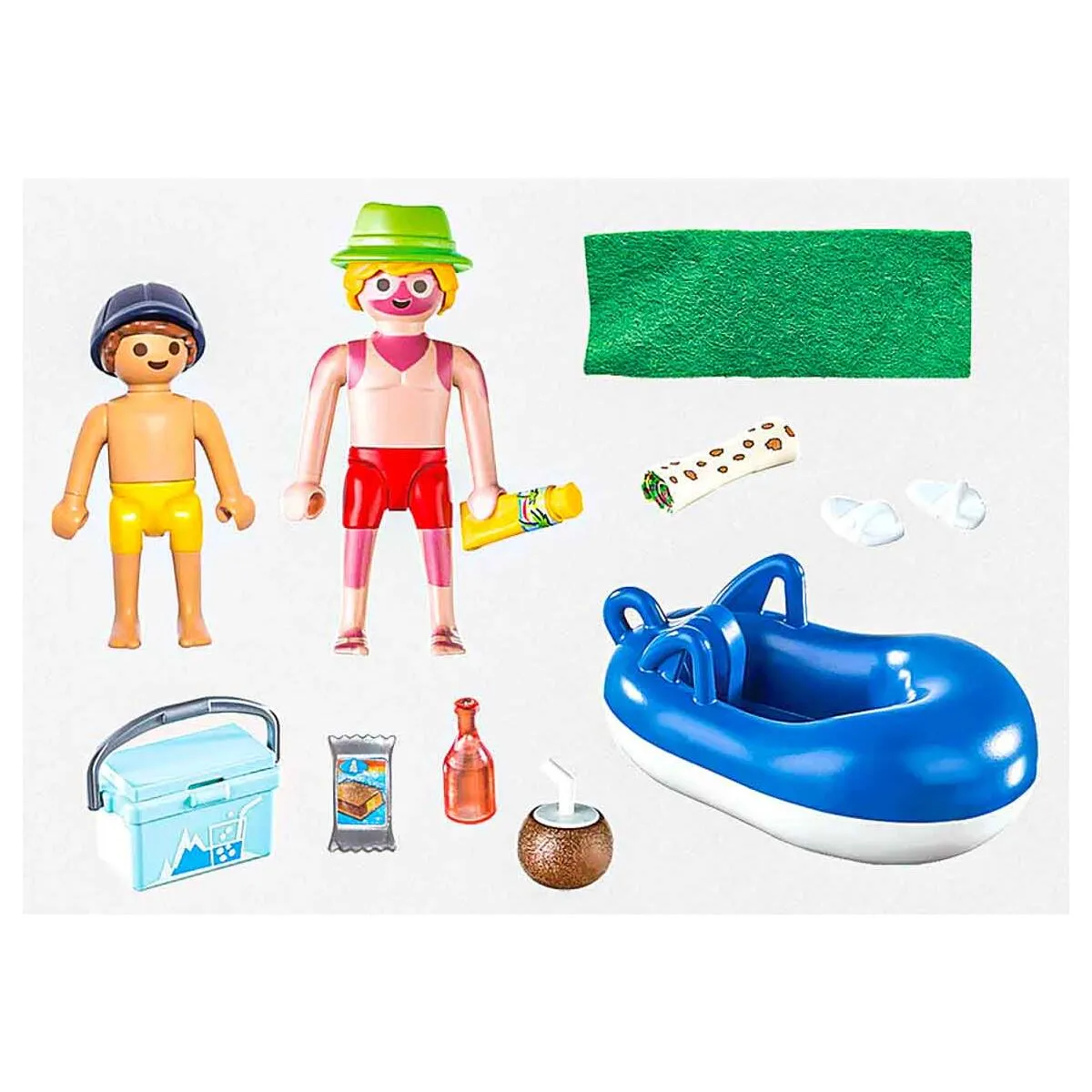 Playmobil Family Fun Aqua Park Sunburnt Swimmer Playset