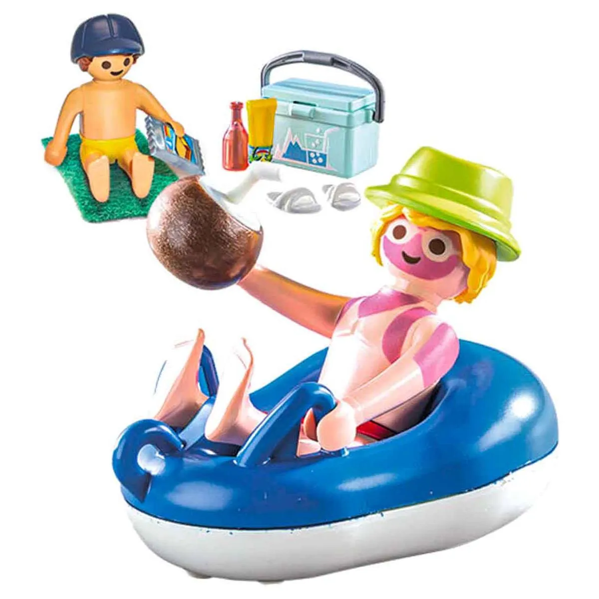 Playmobil Family Fun Aqua Park Sunburnt Swimmer Playset